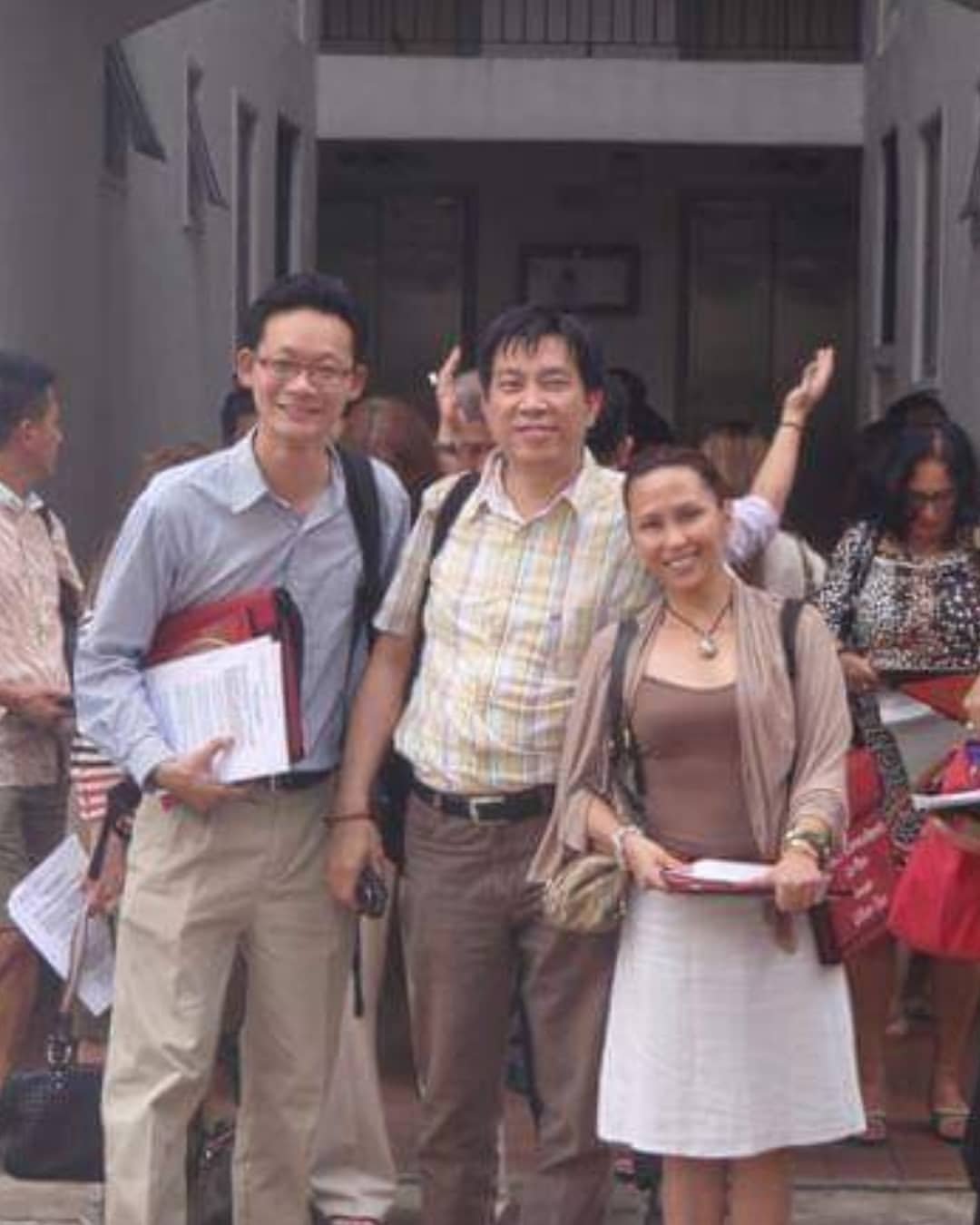 Master Judith, on the right of the group, during Master Practitioner training in Malaysia